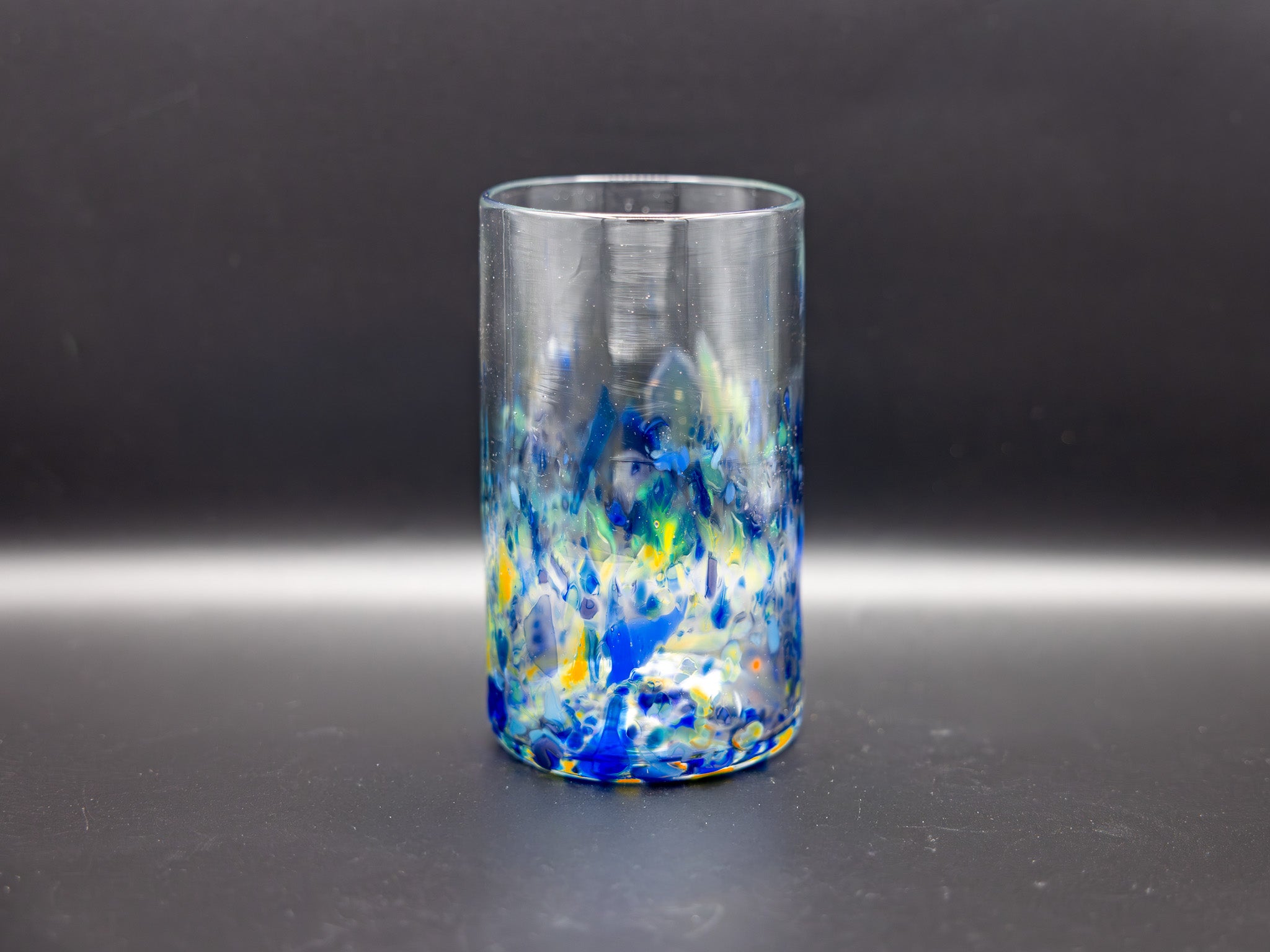 Blue + Gold Shard Tumbler