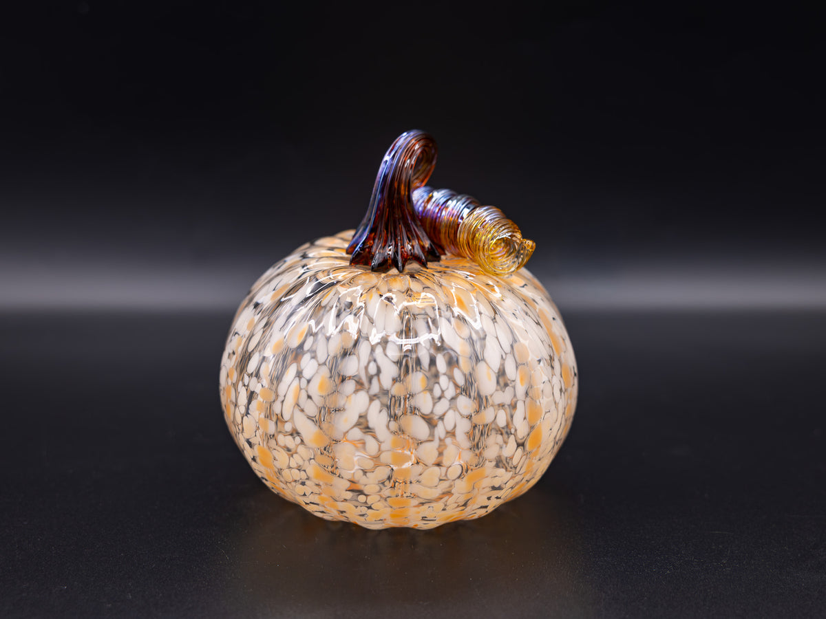 Creamsicle Glass Pumpkin