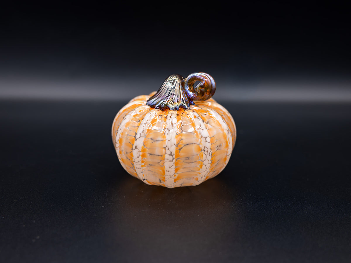 Creamsicle Glass Pumpkin
