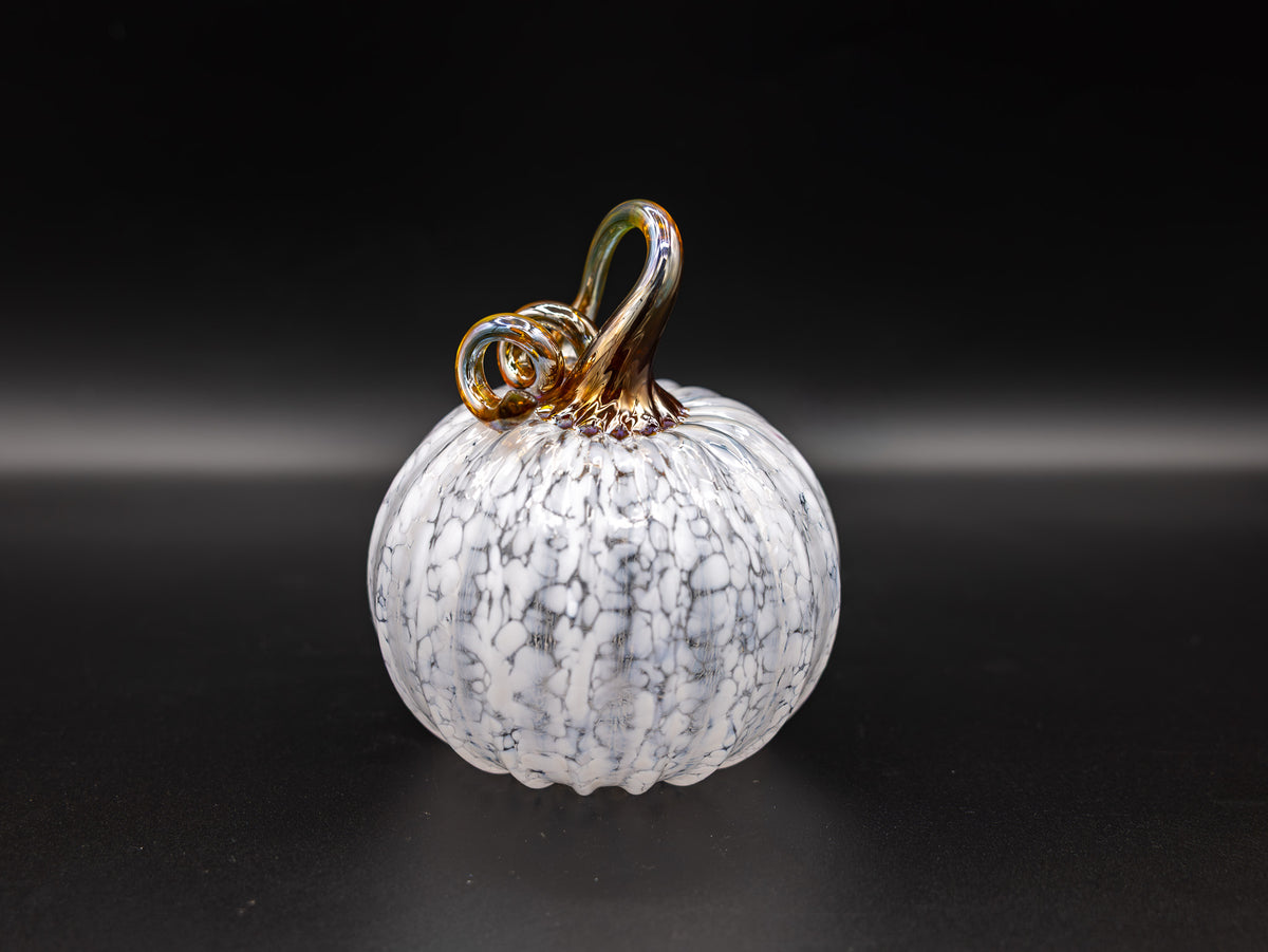 White Glass Pumpkin