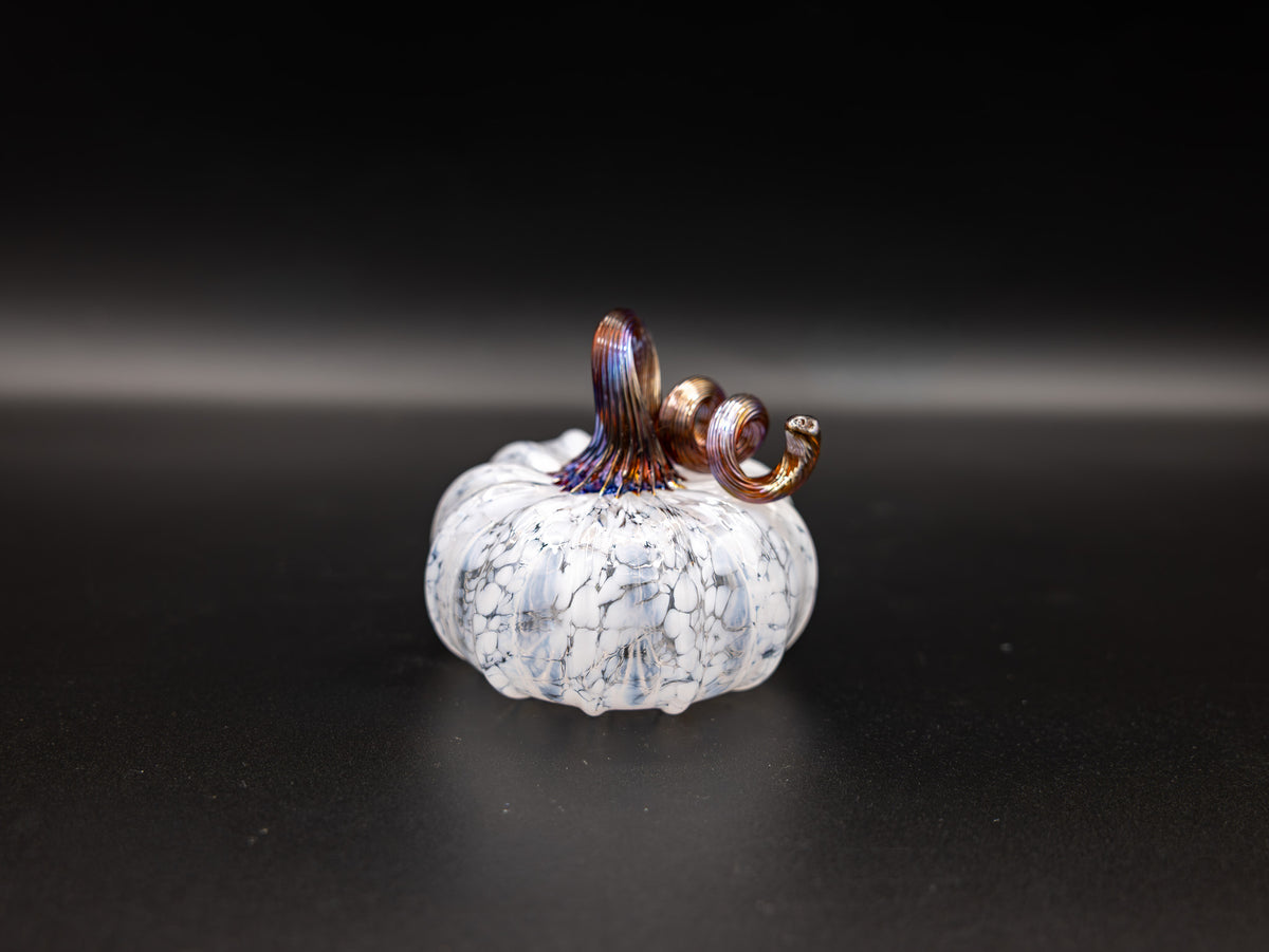 White Glass Pumpkin
