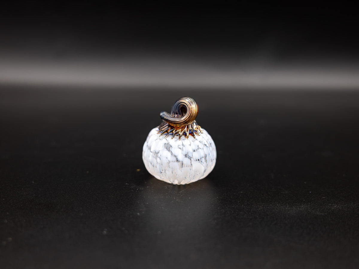 White Glass Pumpkin